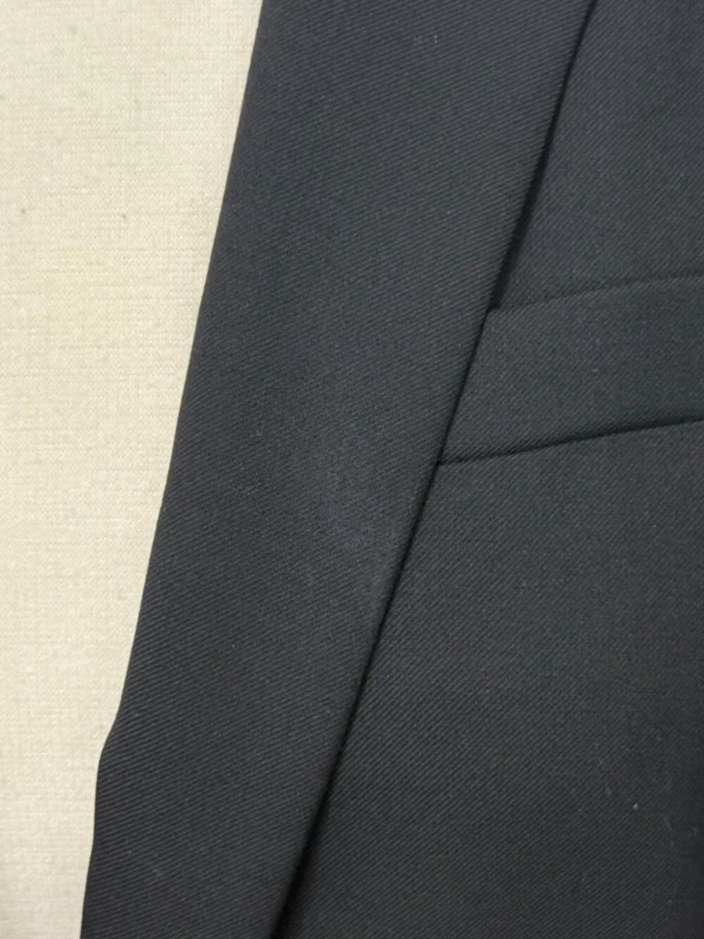 J.Crew Women's 100% Wool Super 120's Black Blazer 1-Button Career Size 2 Tall
